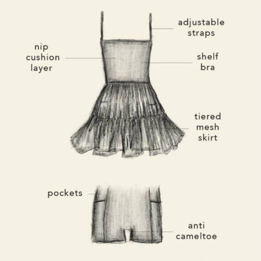 Blogilates- Women’s Ballerina Dress Evening Haze Small - Picture 5 of 9